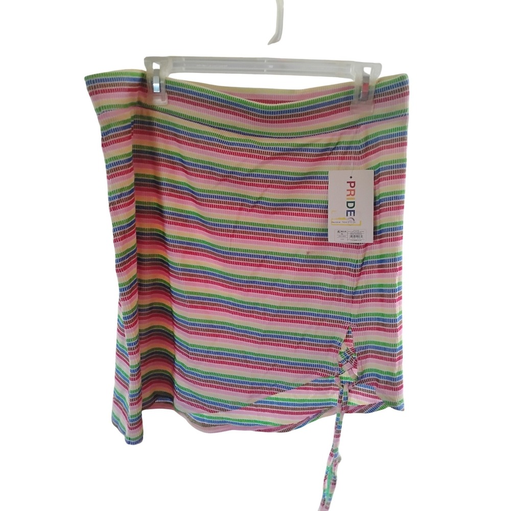 Pride Target Multicolor Rouched Skirt Size XL - Picture 3 of 5